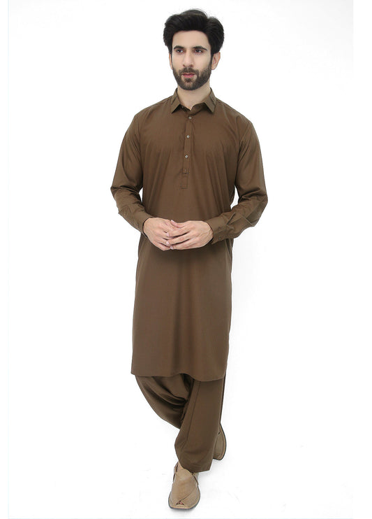 Brown Men Shalwar Kameez I Brown Shalwar Kameez I Stylish Kameez Shalwar