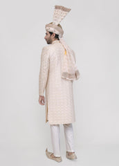 Gold Wedding Sherwani -