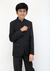 Black embroidered princecoat