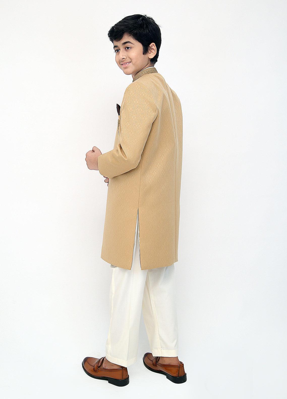 Golden Kids Sherwani
