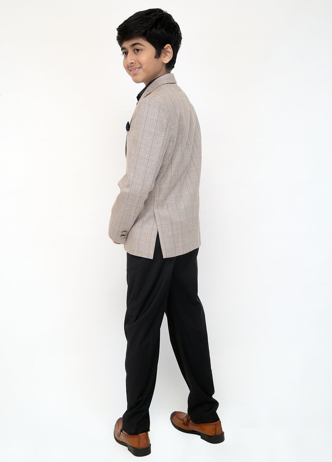 Affordable grey blue coat