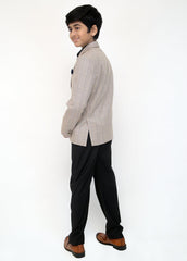 Affordable grey blue coat