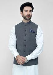 Grey Suiting Waistcoat