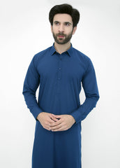 shalwar kameez I light navy blue I Designer Kameez Shalwar I Stylish Kameez Shalwar