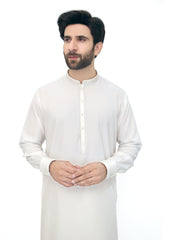 Embroidered White kameez Shalwar I White kameez Shalwar I Stylish Kameez Shalwar