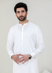 Men's White Kameez Trouser