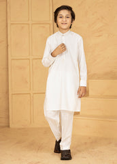 Kids Kurta Pajamas - White
