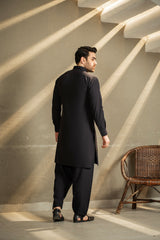 Black Shirt Color Shalwar Kameez C-10213
