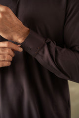 Deep Purple Embroidered Kurta Trouser C-10204