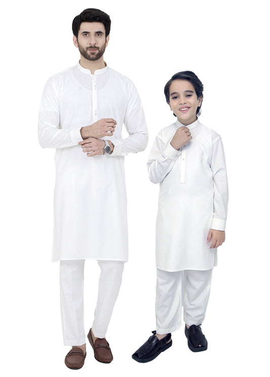 White Kurta Combo
