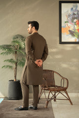 Greyish Brown Kurta Trouser C-10203