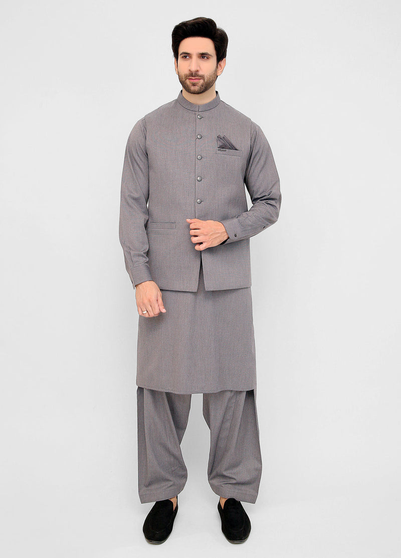 Grey Waistcoat Suit