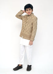 Luxury golden embroidered coat
