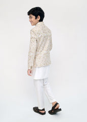 Beige princecoat with embroidery
