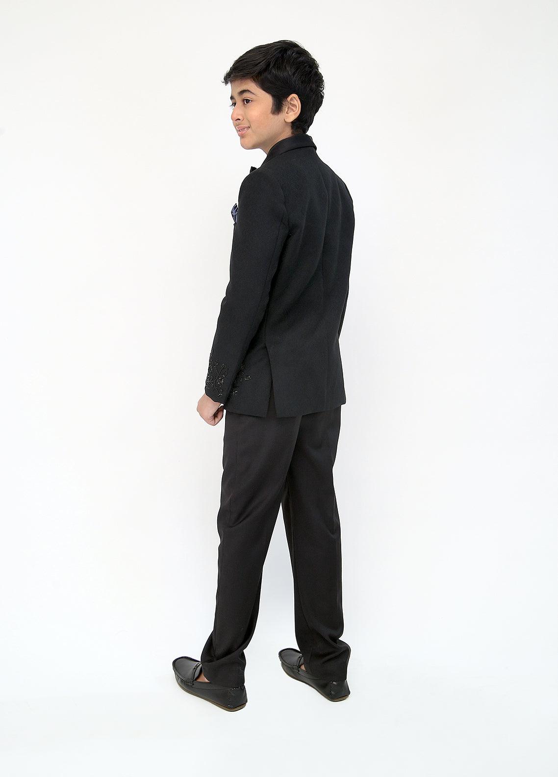 Black 3-piece attire for children
