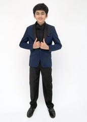 Navy blue 3-piece outfit
