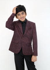 Men's mehroon casual coat
