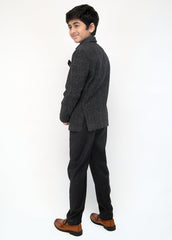 Black fashion jacket nearby
