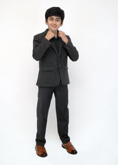 Black casual coat shop
