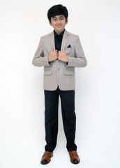 Comfortable grey blue coat
