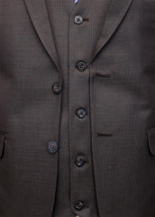 Elegant D. Brown Suit Set
