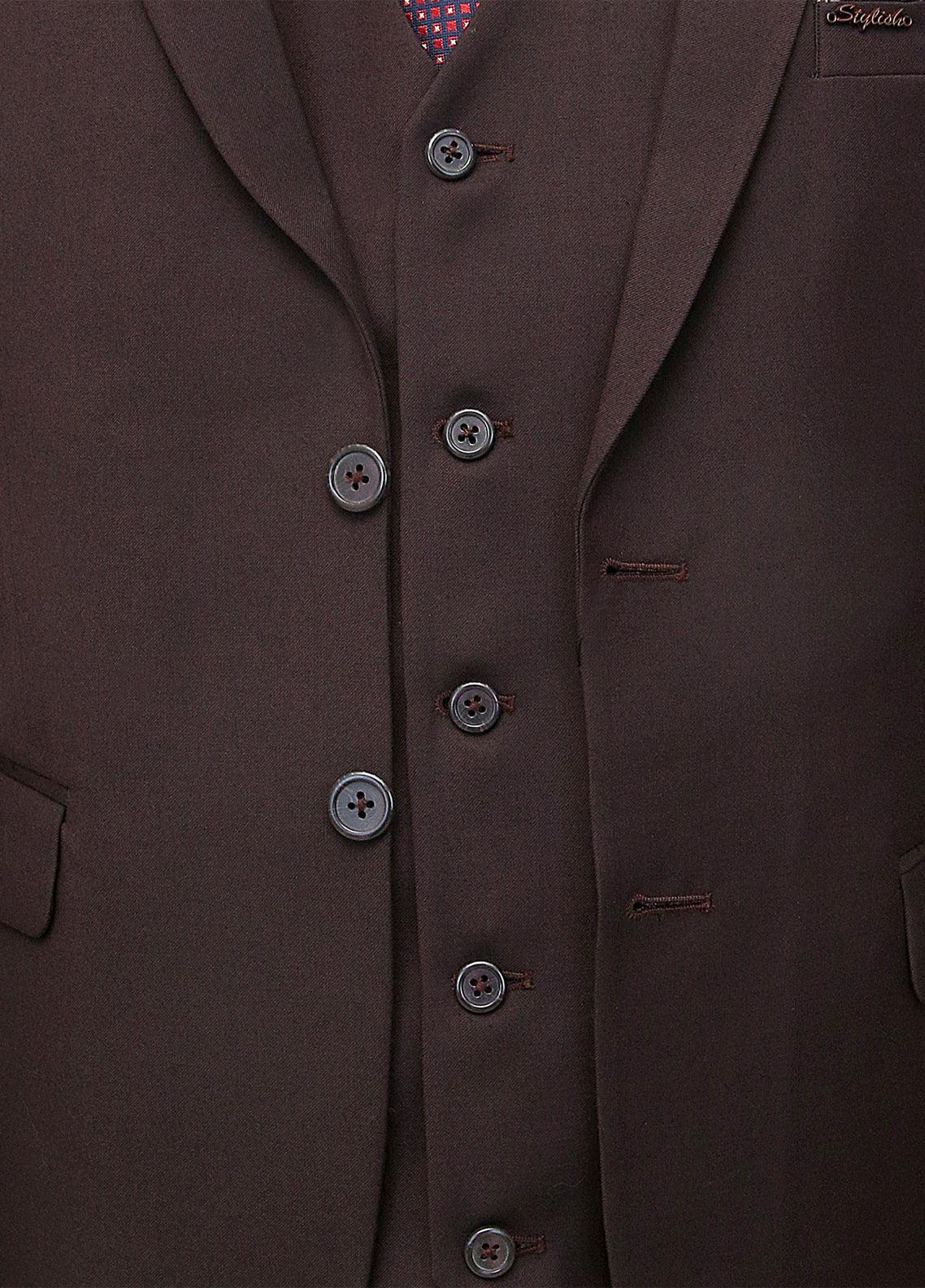 Brown Suit for Weddings and Events
