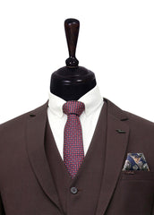 Brown 3 Piece Suit for Men
