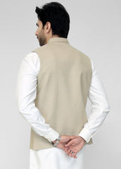 Khaki Waistcoat For Men's