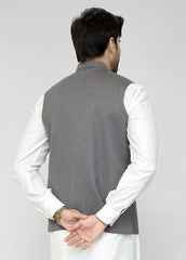 Light Grey Waistcoat For Men's