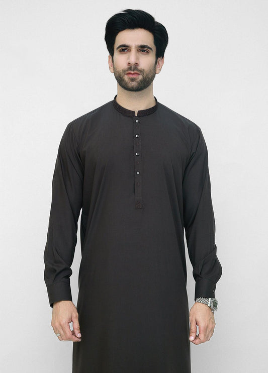 Men's Shalwar Kameez Matt Black