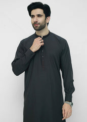 Grey Blue Men Shalwar Kameez