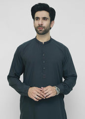 Teal Brown  Men Shalwar Kameez