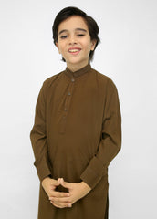 Brown Kurta Pajama For Kid's