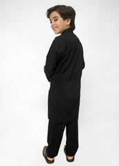 Black Kurta Pajama For Kids