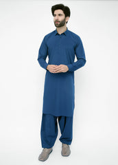shalwar kameez I light navy blue I Designer Kameez Shalwar I Stylish Kameez Shalwar