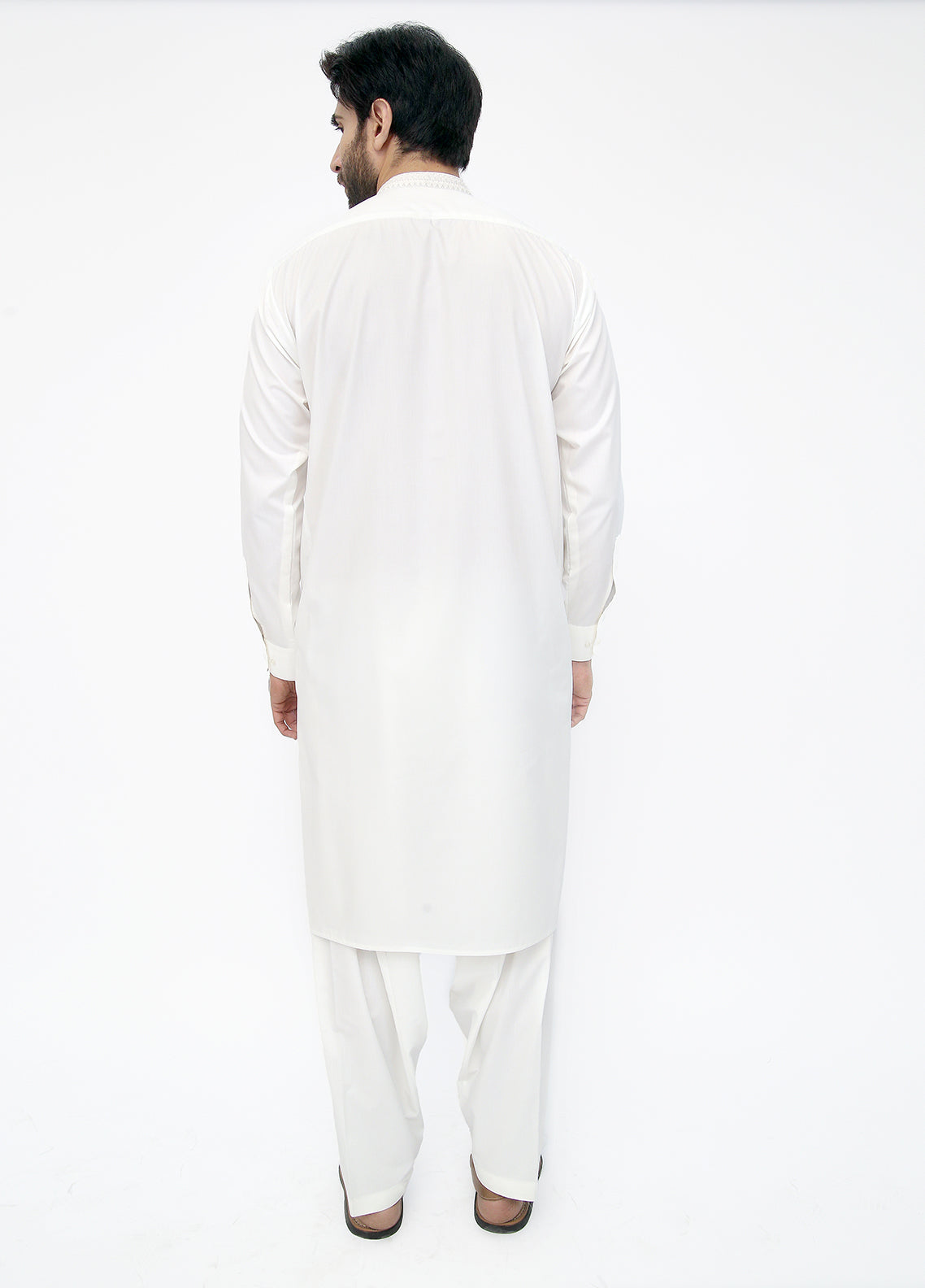 Embroidered White kameez Shalwar I White kameez Shalwar I Stylish Kameez Shalwar