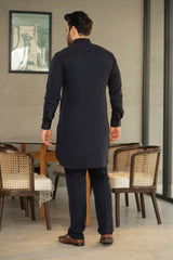 Navy Blue Double Pocket Kurta Trouser C-10208