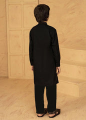 Black Kids Kurta Pajamas