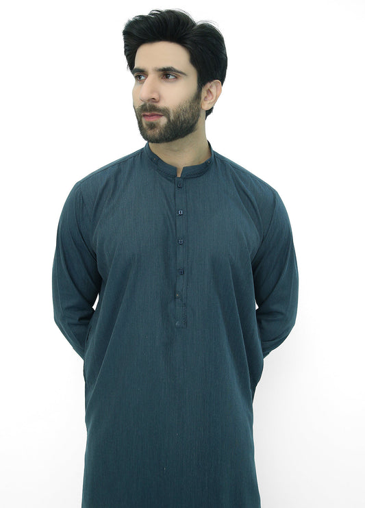 teal blue kameez shalwar I Best quality item I Stylish Kameez Shalwar