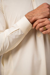 White Embroidered Kurta Trouser C-010219