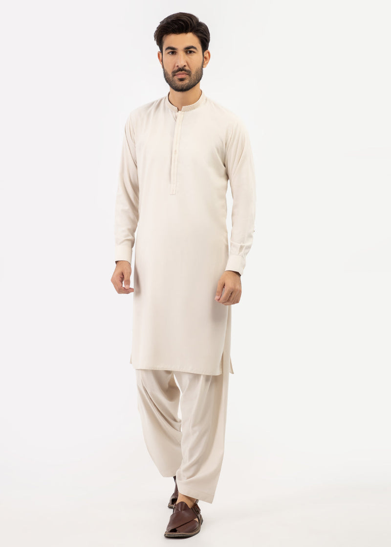 Light Fawn Men's Shalwar Kameez