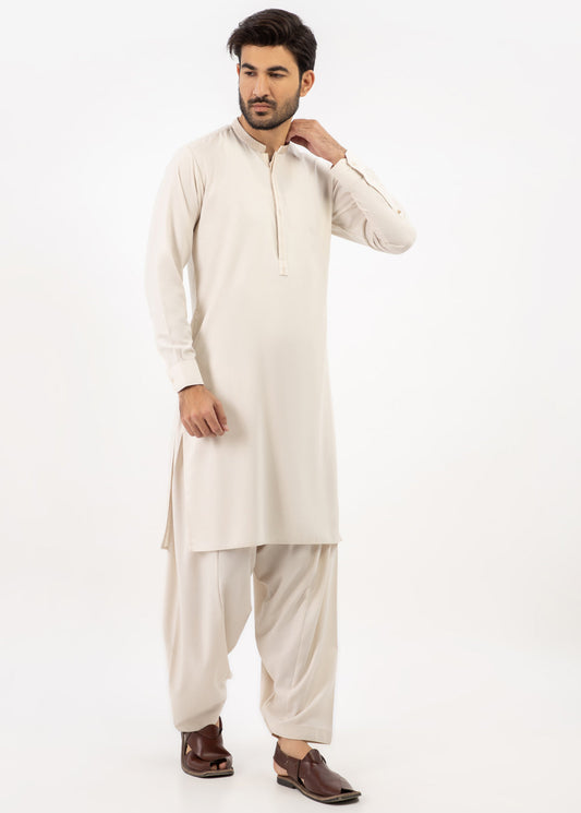 Light Fawn Men's Shalwar Kameez