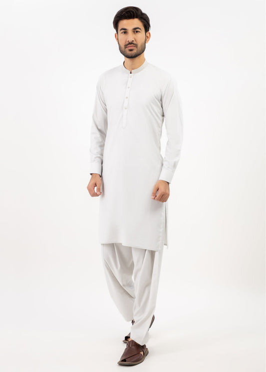 Men's Kameez Shalwar Light Grey