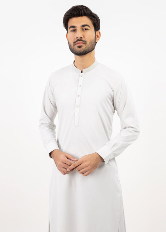 Men's Kameez Shalwar Light Grey